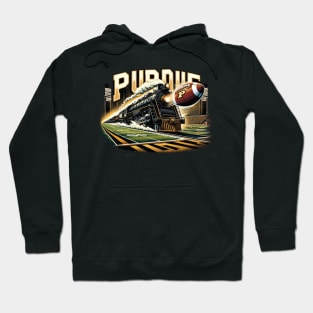 PURDUE Football Tribute - Football Purdure University Design Purdue Tribute - Football Player Hoodie